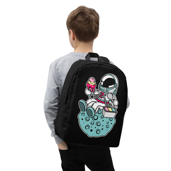 Astronaut | Ice Cream | Moon | Pop Art | Minimalist Backpack