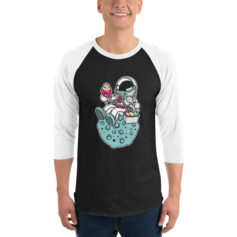 Astronaut, Fishing, Moon, Pop Art, Unisex, Long Sleeve