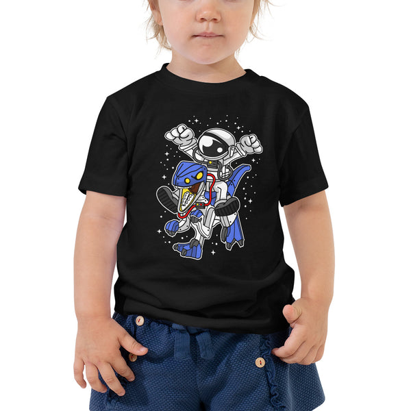 Astronaut | Robot Dinosaur | Pop Art | Toddler | Short Sleeve | T-Shirt