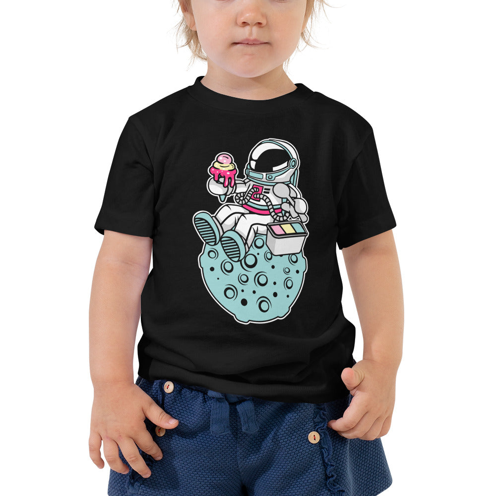Astronaut | Ice Cream | Pop Art | Toddler | Short Sleeve | T-Shirt